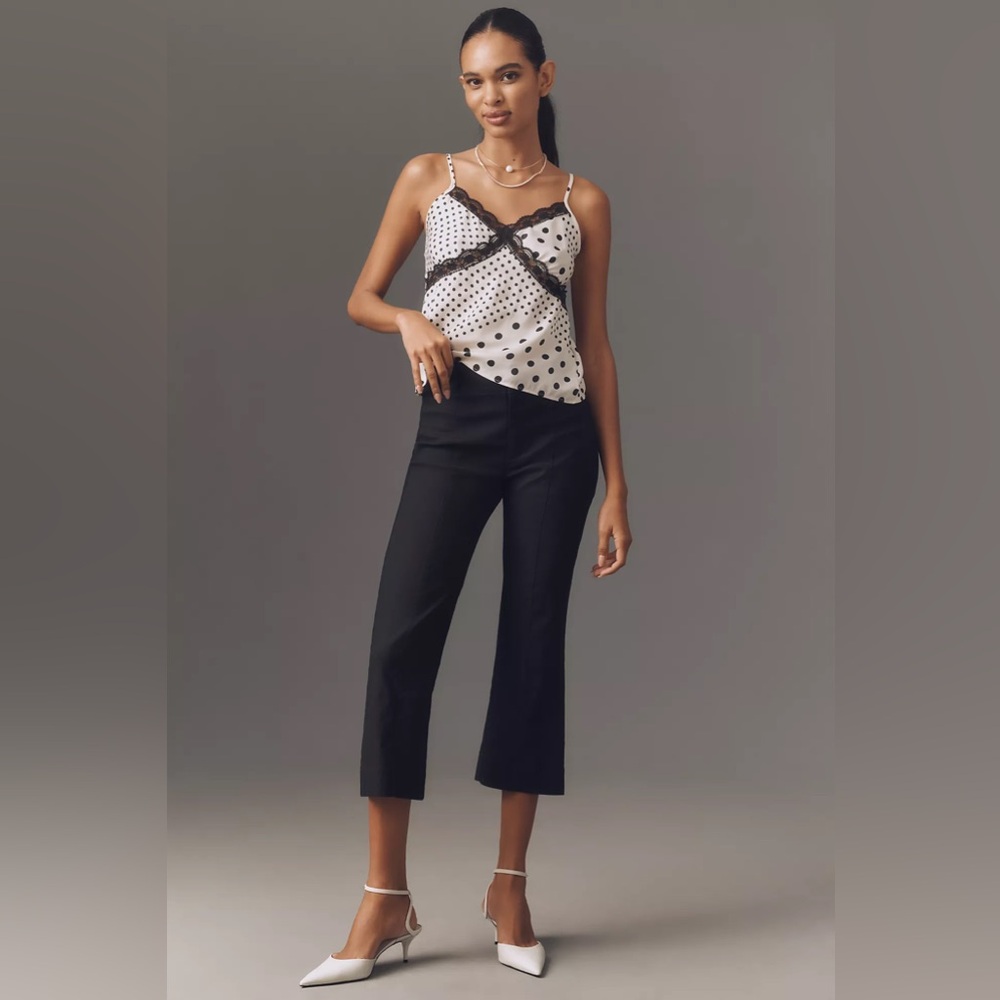 Anthropologie Black Cropped Pants